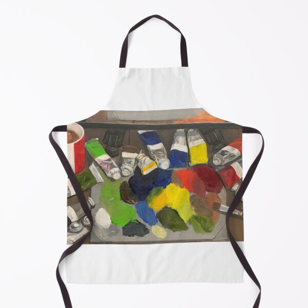 Item preview, Artist Tools palette, tubes, paintbrush oil painting coffee designed and sold by ArtByAMReisig.