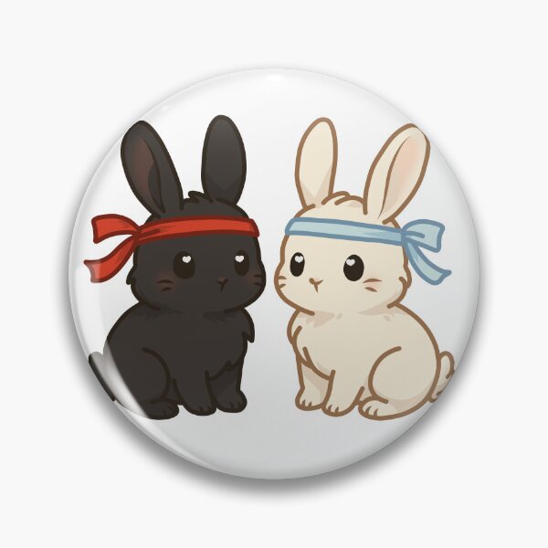 Item preview, Wangxian Bunny Sticker designed and sold by HiddenMirth.