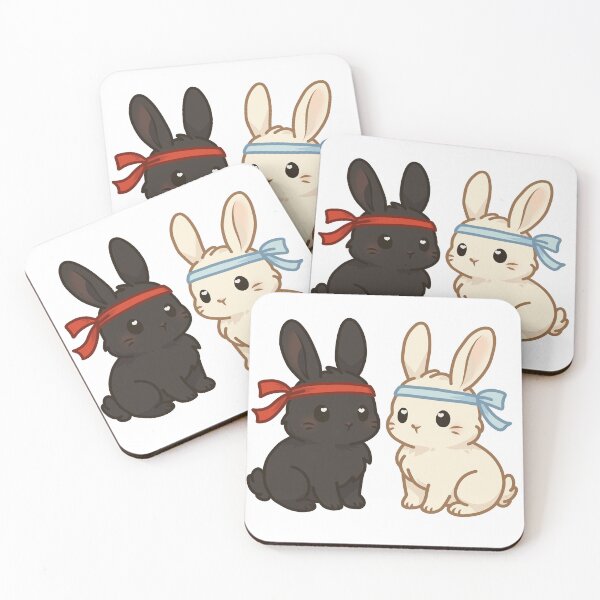 Item preview, Wangxian Bunny Sticker designed and sold by HiddenMirth.