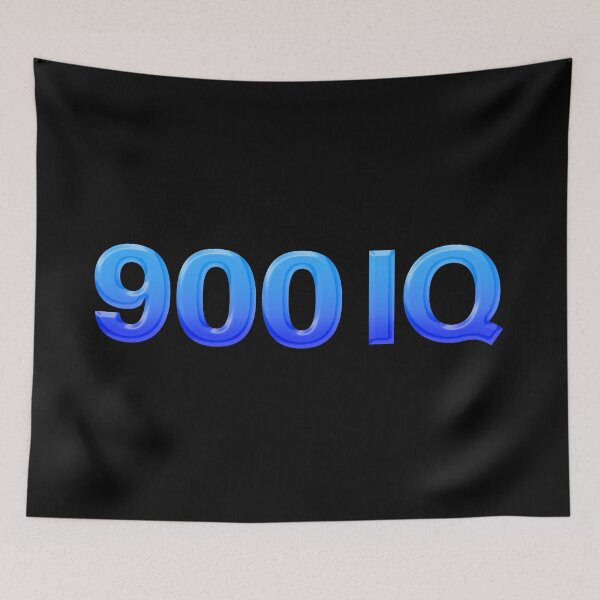 Item preview, 900 IQ in Blue  designed and sold by Memes N Lore .
