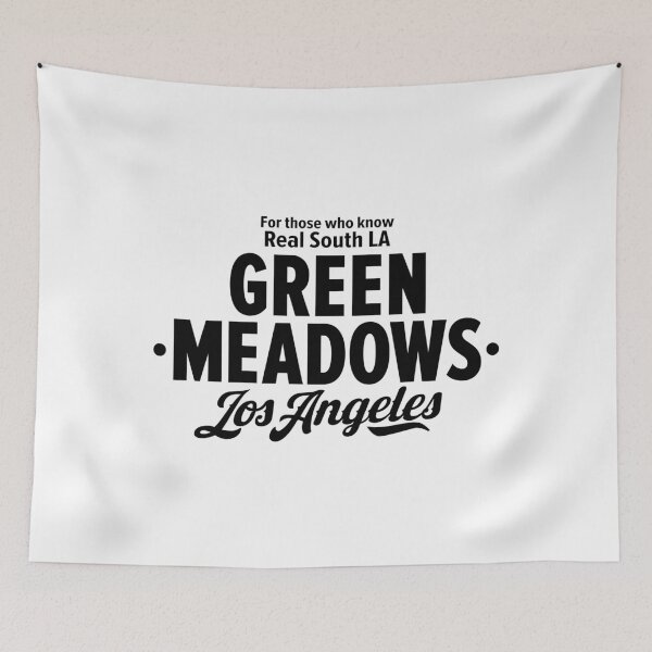Item preview, Green Meadows Los Angeles Block Legacy Print designed and sold by Boogosh.