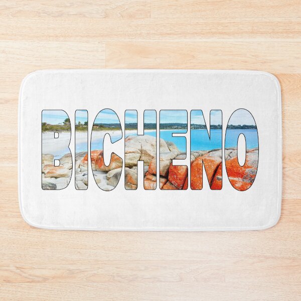 Item preview, BICHENO - Tasmania Australia Lichen Rocks Beach Sunny Day designed and sold by Adam Gormley.