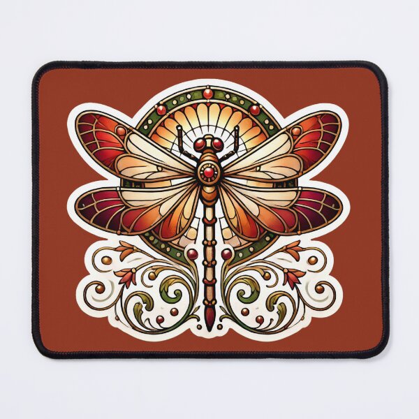 Item preview, Art Nouveau Dragonfly designed and sold by PinUpPizzazz.