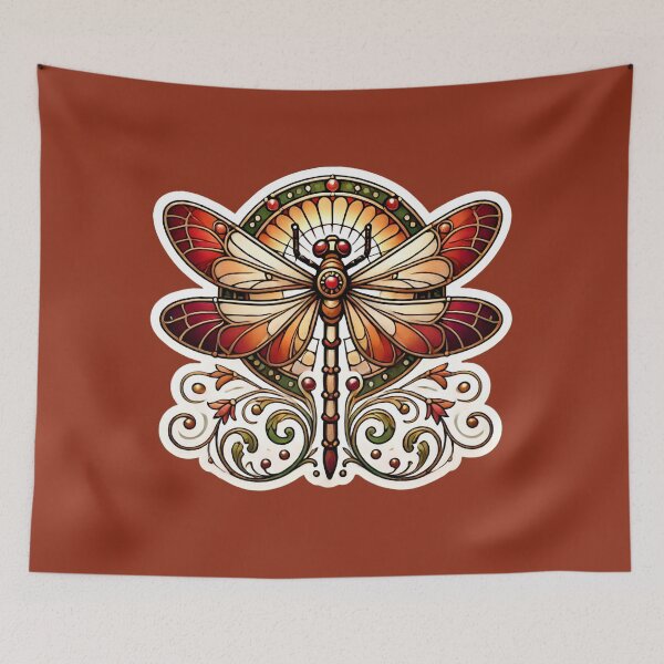 Item preview, Art Nouveau Dragonfly designed and sold by PinUpPizzazz.