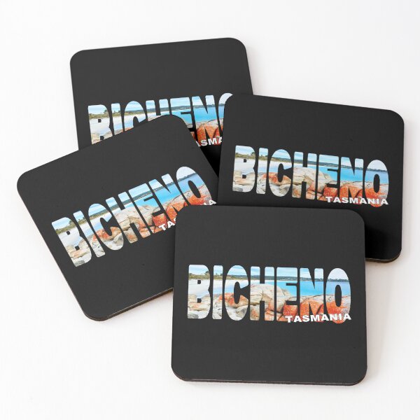Item preview, BICHENO Tasmania - Australia Lichen Rocks Beach Sunny Day designed and sold by Adam Gormley.