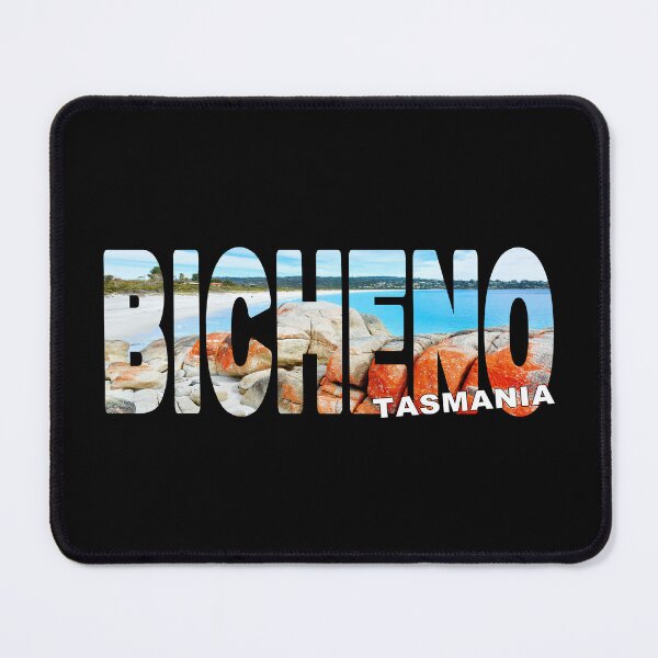 Item preview, BICHENO Tasmania - Australia Lichen Rocks Beach Sunny Day designed and sold by Adam Gormley.