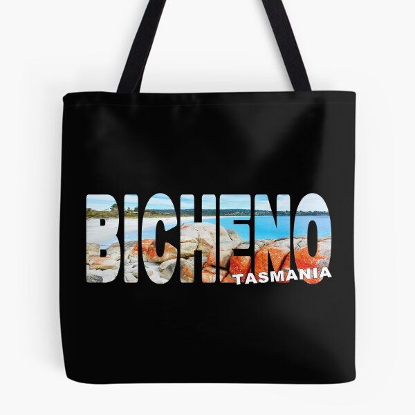 Item preview, BICHENO Tasmania - Australia Lichen Rocks Beach Sunny Day designed and sold by Adam Gormley.