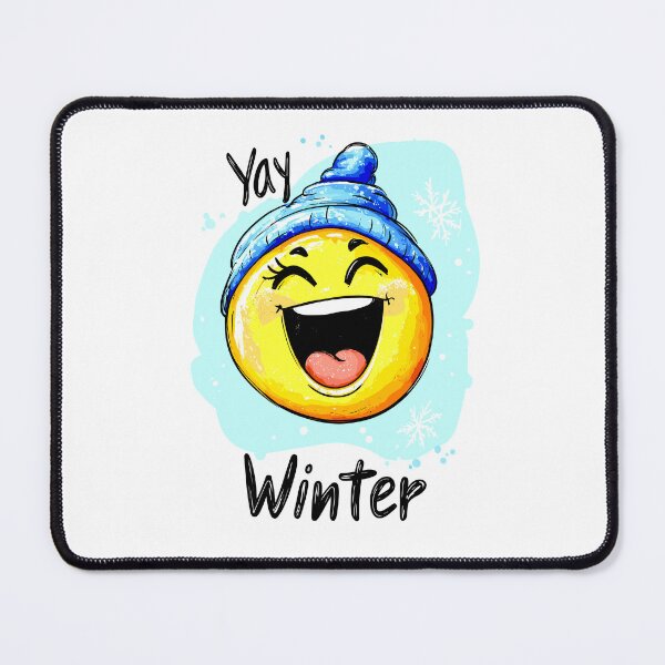 Item preview, "Yay Winter Joy Emoji" designed and sold by Artbyminga.