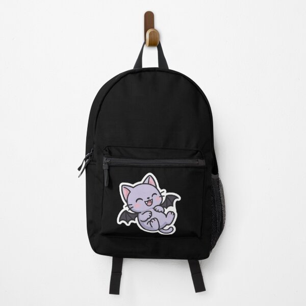 Item preview, Laughing Vampire Bat Cat – Cute Kawaii Sticker & Tee designed and sold by Chibi MoonPaws.