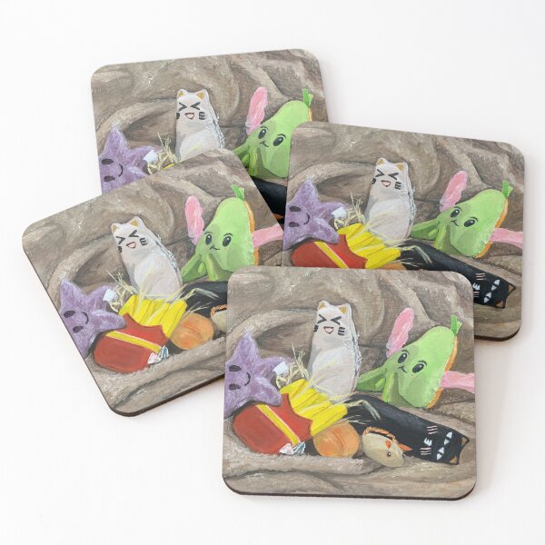Item preview, Purrfect Playthings cat toys oil painting designed and sold by ArtByAMReisig.