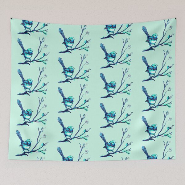 Item preview, Blue Watercolor Bird designed and sold by Linda Callaghan.