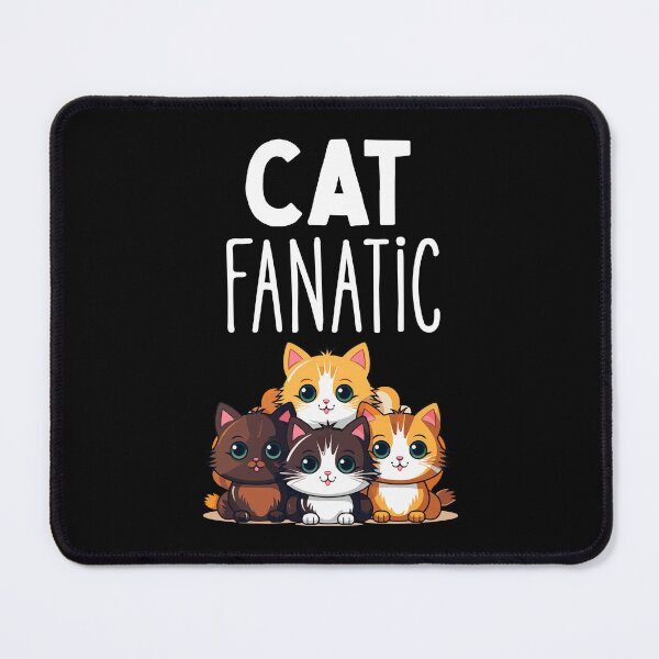 Item preview, Cat Fanatic – Kawaii Style Cartoon Design for Cat Lovers designed and sold by Fredster1966.