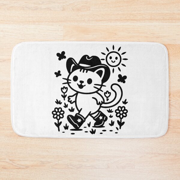 Item preview, Cute Western Cat In Cowboy Boots With Hat designed and sold by Parkerzz.