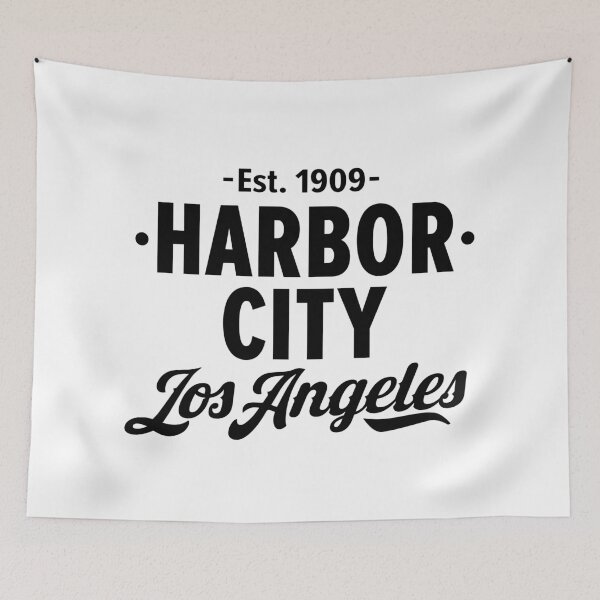 Item preview, Harbor City LA - Grit & Coastal Vibes designed and sold by Boogosh.
