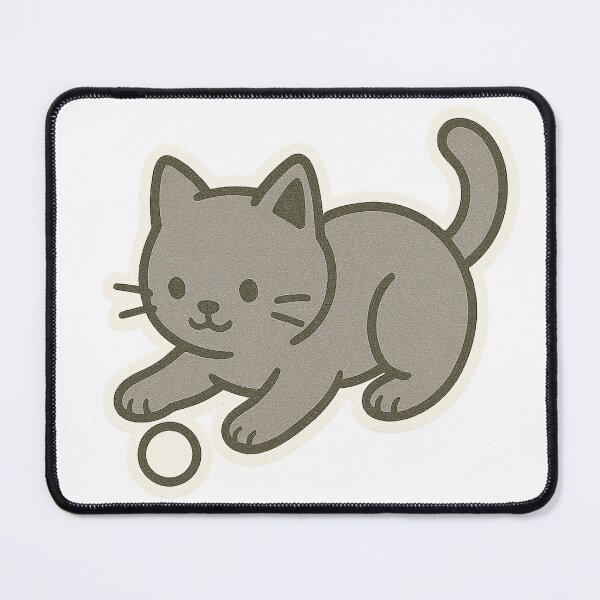 Item preview, Cat playing with ball designed and sold by onceifixme.