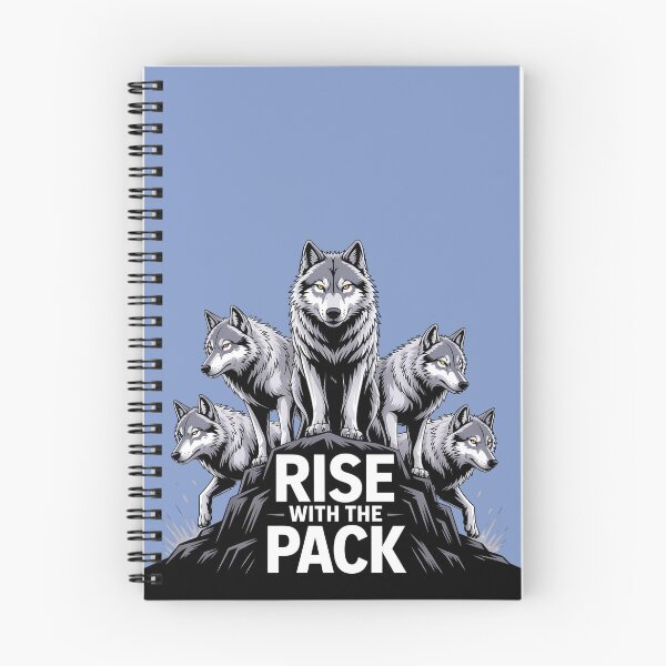 Item preview, Pack of Wolves in Unity, Rise with the Pack Wolf Design designed and sold by Bliss Find And Design.