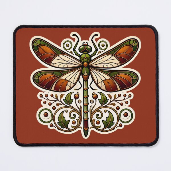 Item preview, Art Nouveau Dragonfly designed and sold by PinUpPizzazz.