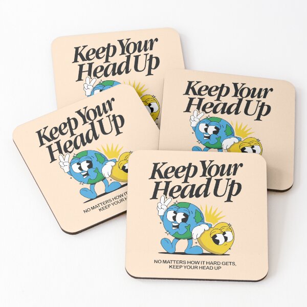 Item preview, Keep your head up no matters it hard gets, keep your head up  designed and sold by BrownHorse90s.