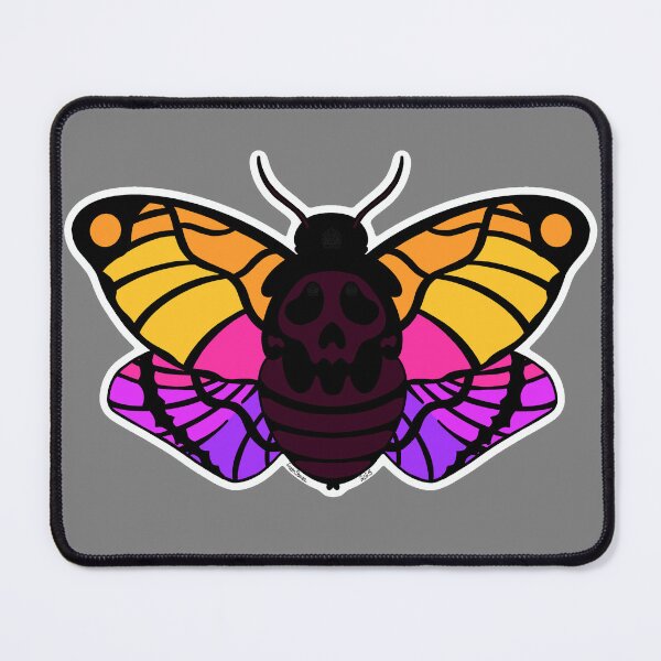 Item preview, Rabbitoidgender Pride Death's head hawkmoth designed and sold by FrostDragon Designs.