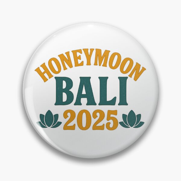 Artikelvorschau, Bali Bliss – Flitterwochen 2025 Zitat-Design | Romantische Inselflucht Typografie für Sticker, Journale & Reisegeschenke entworfen und verkauft von Memorph.