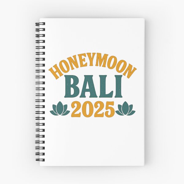 Artikelvorschau, Bali Bliss – Flitterwochen 2025 Zitat-Design | Romantische Inselflucht Typografie für Sticker, Journale & Reisegeschenke entworfen und verkauft von Memorph.