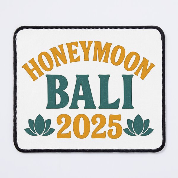 Item preview, Bali Bliss – Honeymoon 2025 Quote Design | Romantic Island Escape Typography for Stickers, Journals & Travel Gifts designed and sold by Memorph.