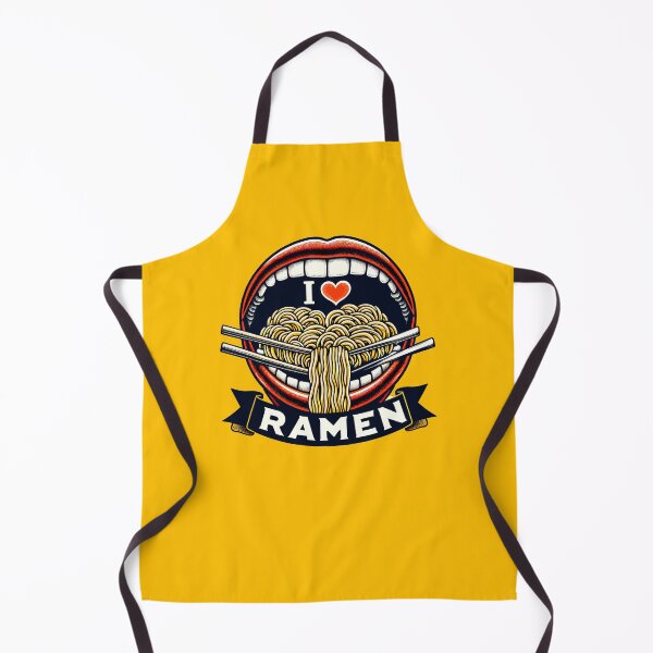 Item preview, Mouth Full Of Noodles, I Heart Ramen Design designed and sold by Artbyminga.