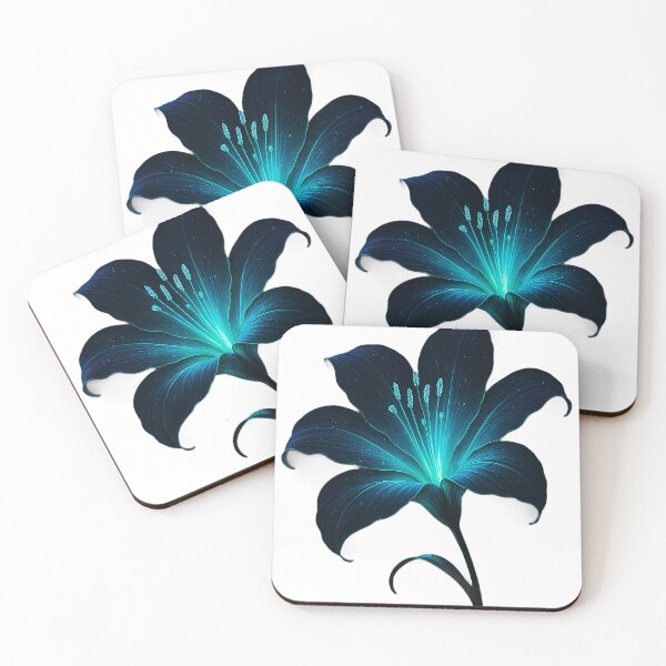 Item preview, Mystical Bioluminescent Flower Artwork designed and sold by supakor.