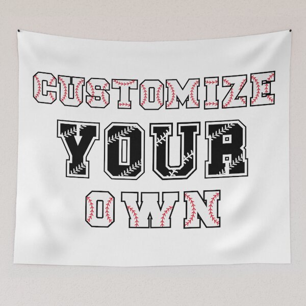 Item preview, Customize Your Own Baseball Varsity Alphabet - Red & Black Letters designed and sold by tiyaran.