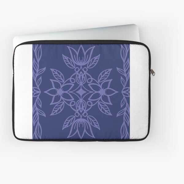 Vista previa del artículo con la obra «Flores populares sencillas: azul y bígaro», diseñado y vendido por FoxfireAndCo.