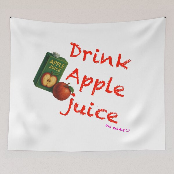 Item preview, Drink Apple Juice – Cute Chalk Style Fruit Juice Design designed and sold by JaiJaiArt.
