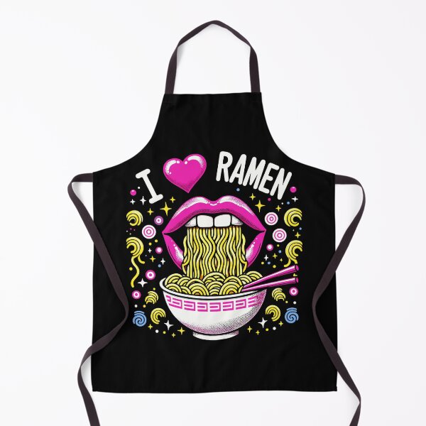 Artikelvorschau, Pinke Lippen & Ramen-Schüssel Pop Art entworfen und verkauft von Artbyminga.