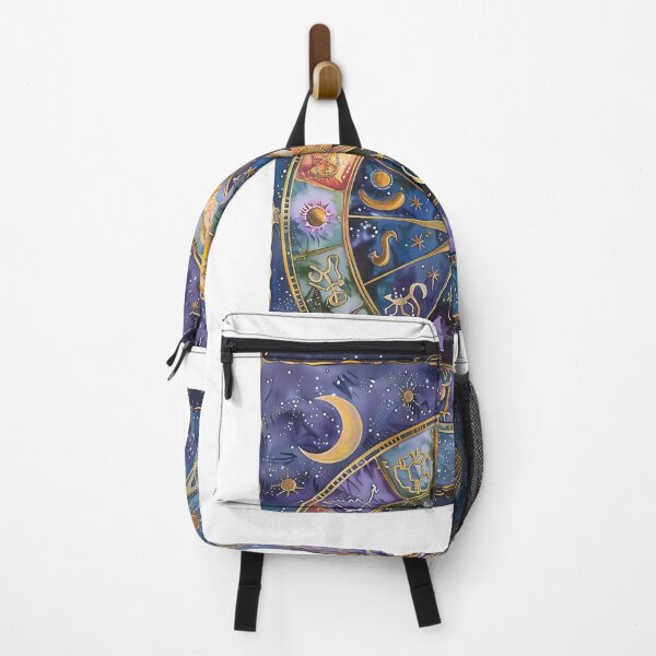Item preview, Celestial circle of zodiac signs and planets – cosmic harmony designed and sold by GalaxyKale.