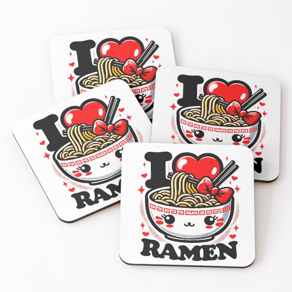 Item preview, Adorable I Heart Ramen Design designed and sold by Artbyminga.