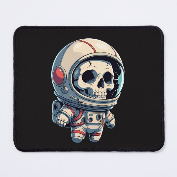 Item preview, Chibi Astronaut Skull – Lost in Space Forever | Cute Kawaii Space Skull Art designed and sold by ColorSplash123.