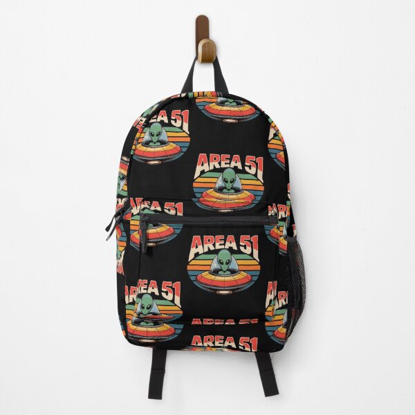 Item preview, Retro Alien Spaceship Design With Area 51 Roswell UFO 1970s text designed and sold by w1ckerman.
