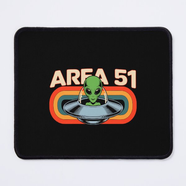 Item preview, Retro Alien Spaceship Design With Area 51 Roswell UFO 1970s text designed and sold by w1ckerman.