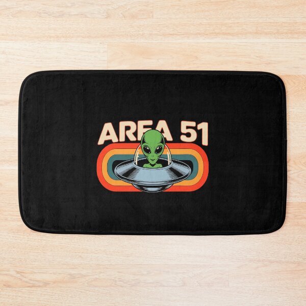 Item preview, Retro Alien Spaceship Design With Area 51 Roswell UFO 1970s text designed and sold by w1ckerman.