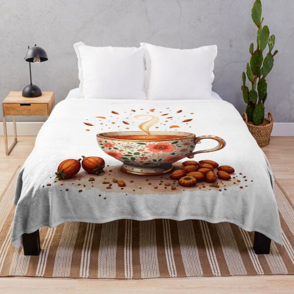 Item preview, Watercolor Chai Cup with Paisley and Masala Spices designed and sold by Dreambytes.