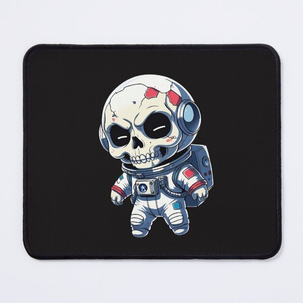 Item preview, Chibi Astronaut Skull – Lost in Space Forever | Cute Kawaii Space Skull Art designed and sold by ColorSplash123.