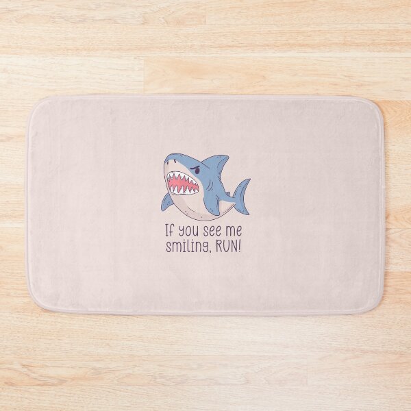 Item preview, Angry Shark Funny Warning designed and sold by Jess.a.creates.
