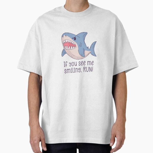 Item preview, Angry Shark Funny Warning designed and sold by Jess.a.creates.