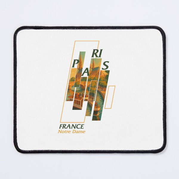 Item preview, I love PARIS - PARC RIVES DE SEINE Vintage Poster designed and sold by Earth Celebration Designs.