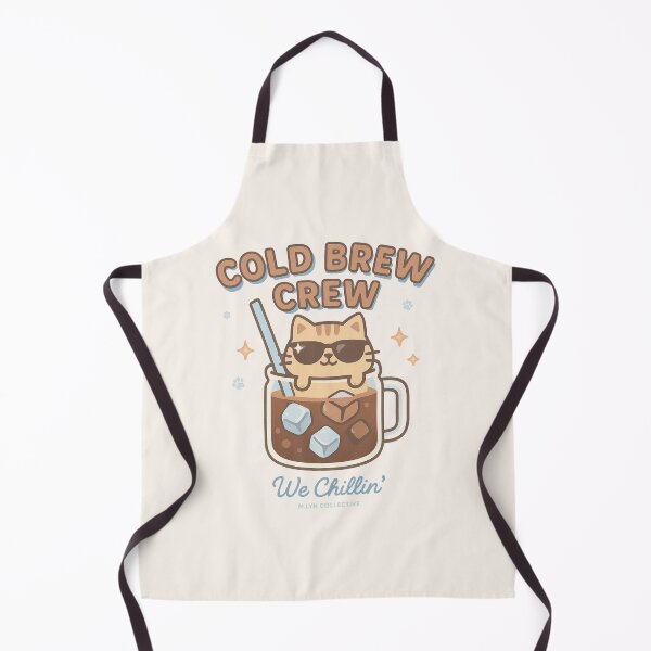 Item preview, Cold Brew Crew – Chillin’ Cat in Coffee Cup designed and sold by MLynCollective.