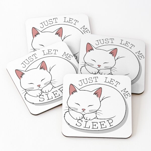 Item preview, Just let me sleep - cute cat designed and sold by ByGio.