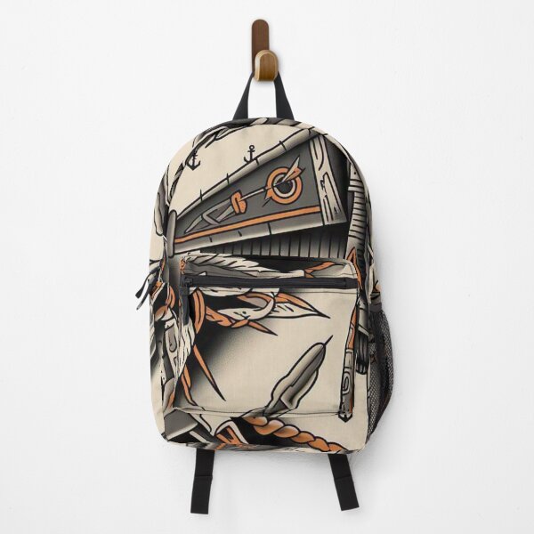 Item preview, "Anchors & Wings - Traditional Jet Tattoo" designed and sold by ONESTARTS ARTS.