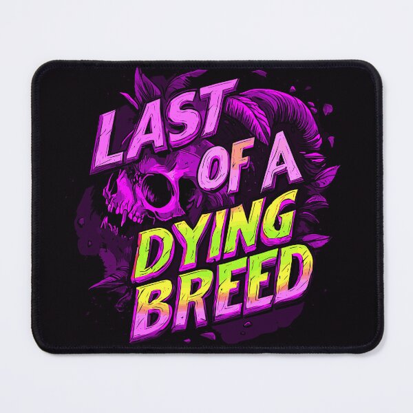 Item preview, Last Of A Dying Breed -Gothic Skull with Rainbow Gradient Text designed and sold by Artbyminga.