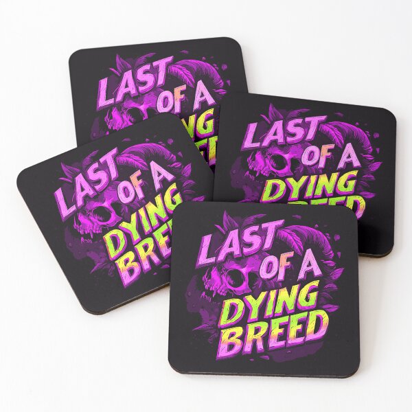 Item preview, Last Of A Dying Breed -Gothic Skull with Rainbow Gradient Text designed and sold by Artbyminga.