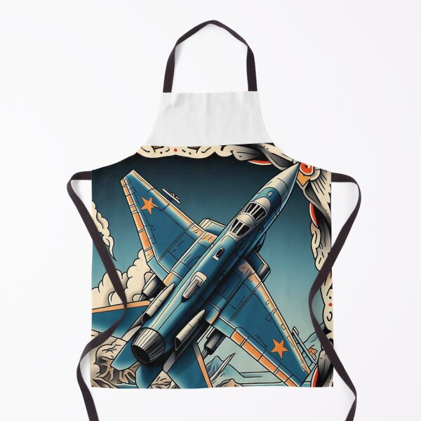 Item preview, "Mountain & Sea Guardian - Classic Jet Tattoo" designed and sold by ONESTARTS ARTS.