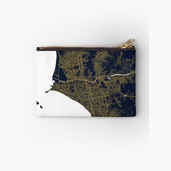Item preview, Lima City Map of Peru - Gold Art Deco designed and sold by deMAP.